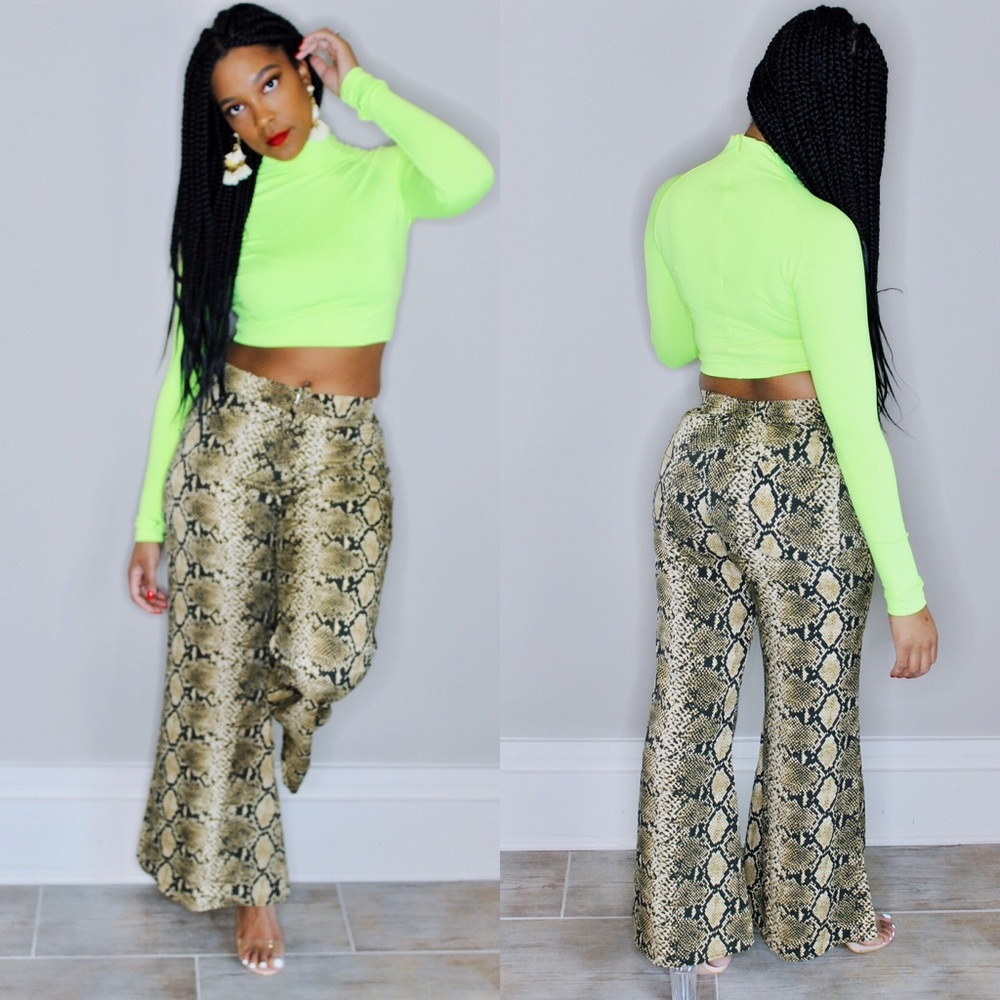 Snake print Pants